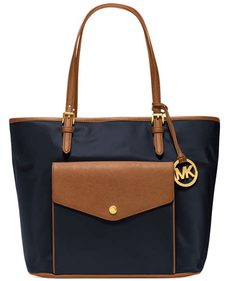 michael kors jet set multifunction tote navy|Michael Kors jet set duffle.